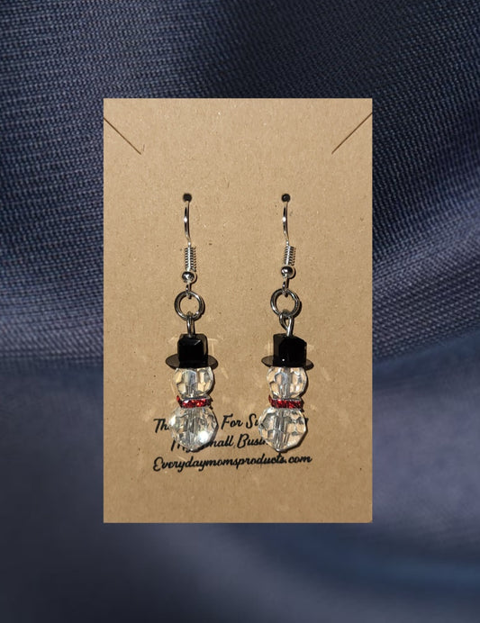 Snowman Earrings