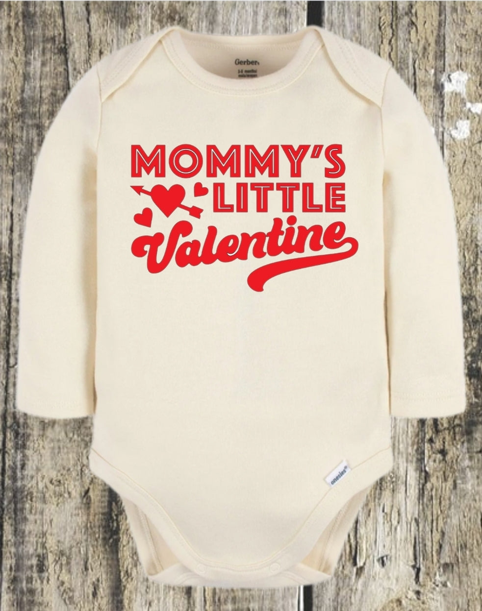 Mommys Little Valentine Onesie