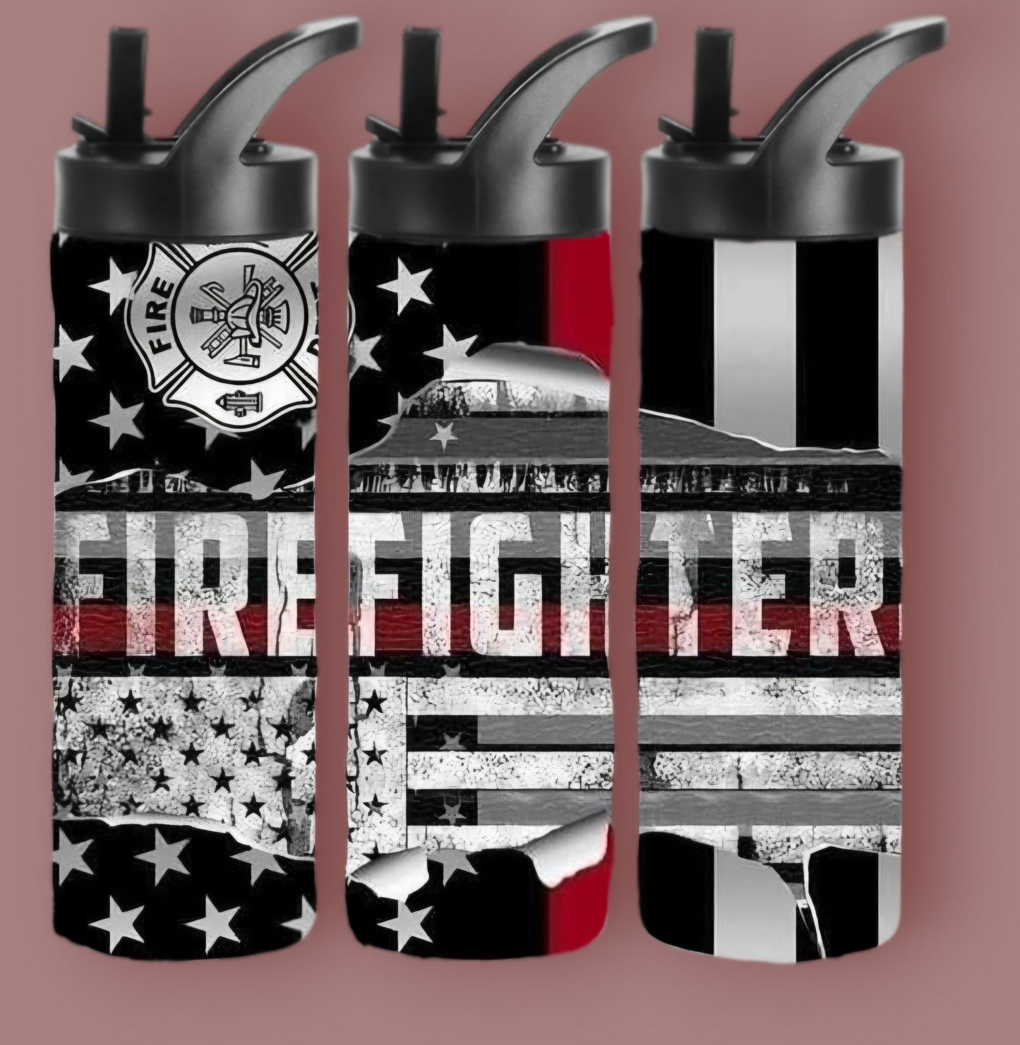 20oz Sublimation Tumblers - Fire Fighter (2)