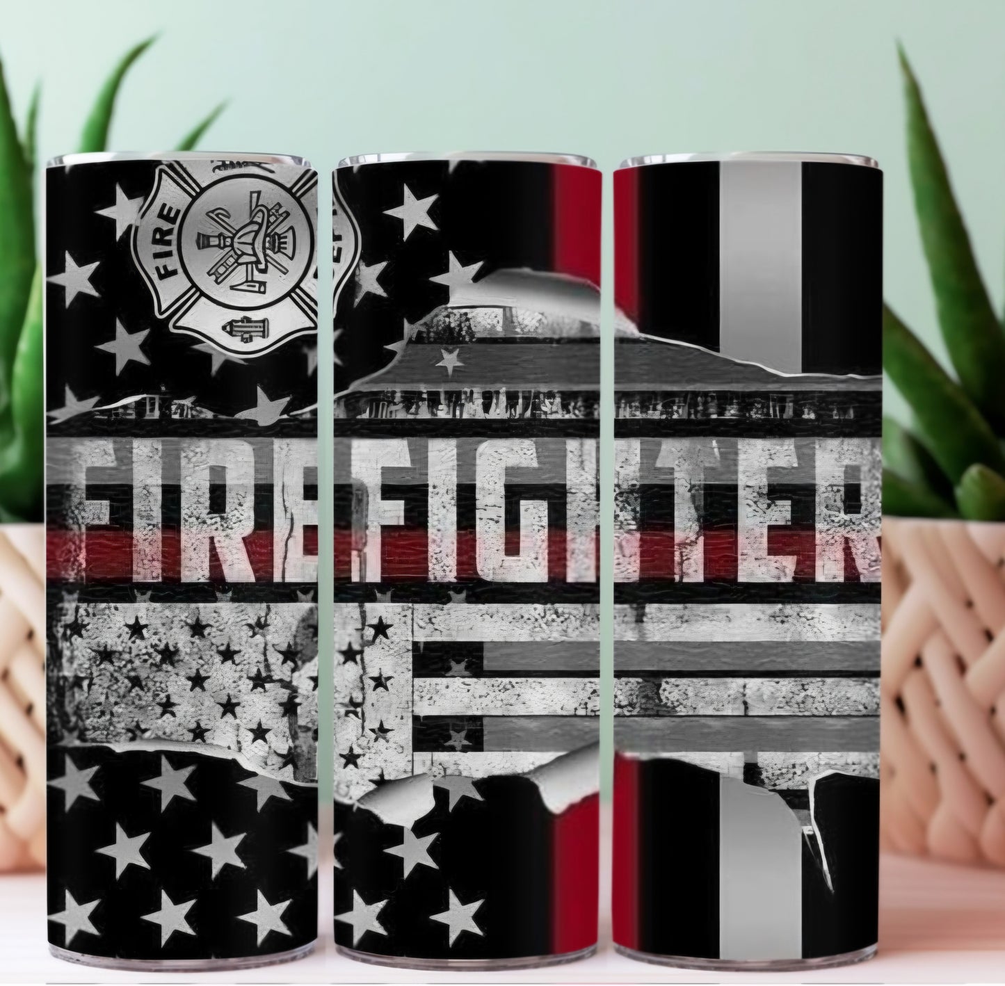 20oz Sublimation Tumblers - Fire Fighter (2)