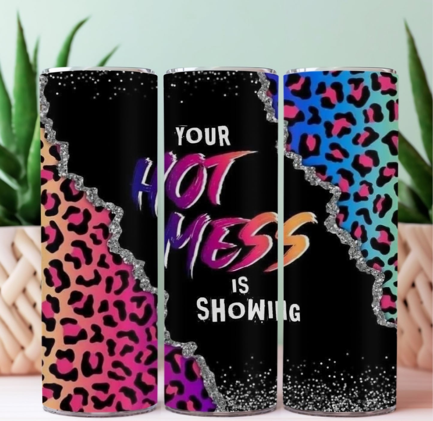 20oz Sublimation Tumblers - Your Hot Mess is Showing