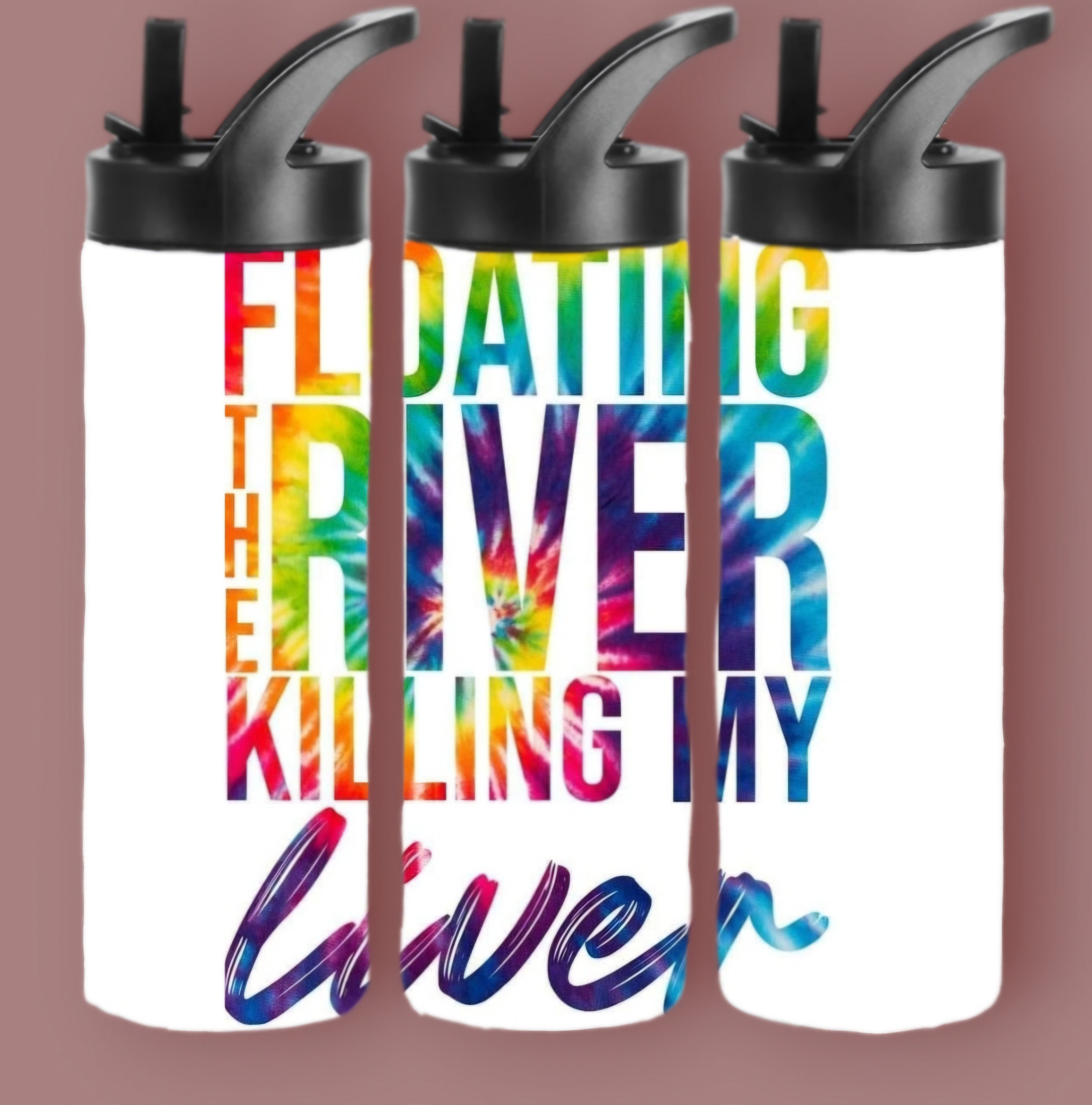 20oz Sublimation Tumblers - Floating The River