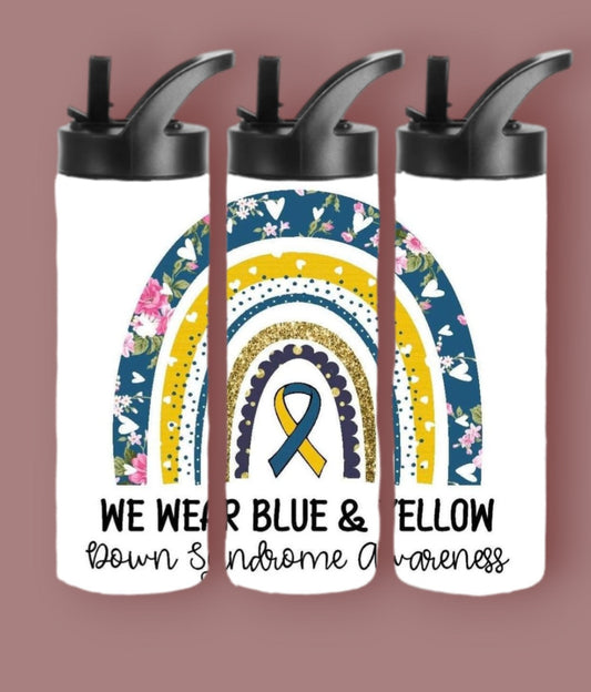 20oz Sublimation Tumblers Down Syndrome Awareness (1)