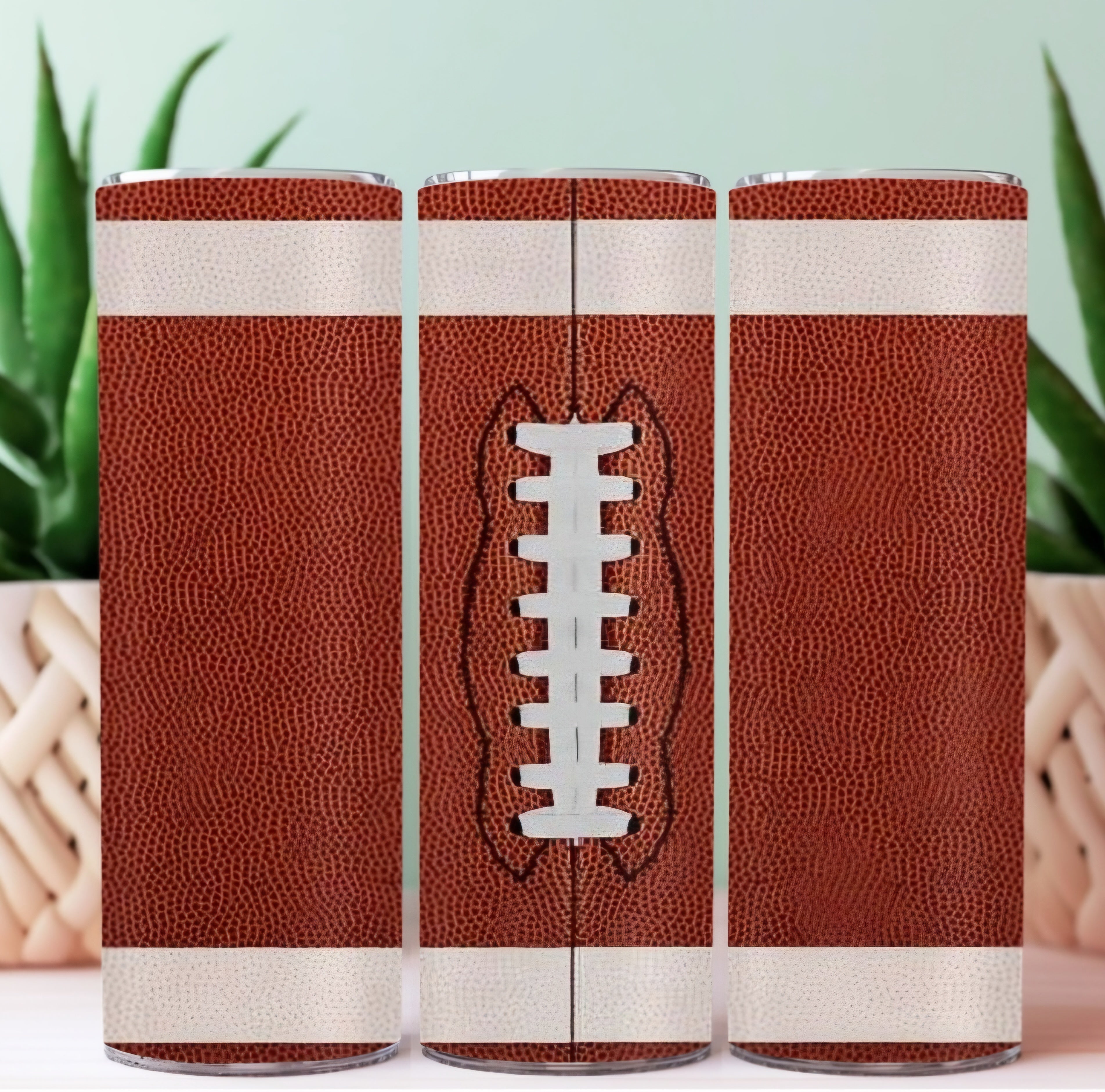 20oz Sublimation Tumblers - Football (2)