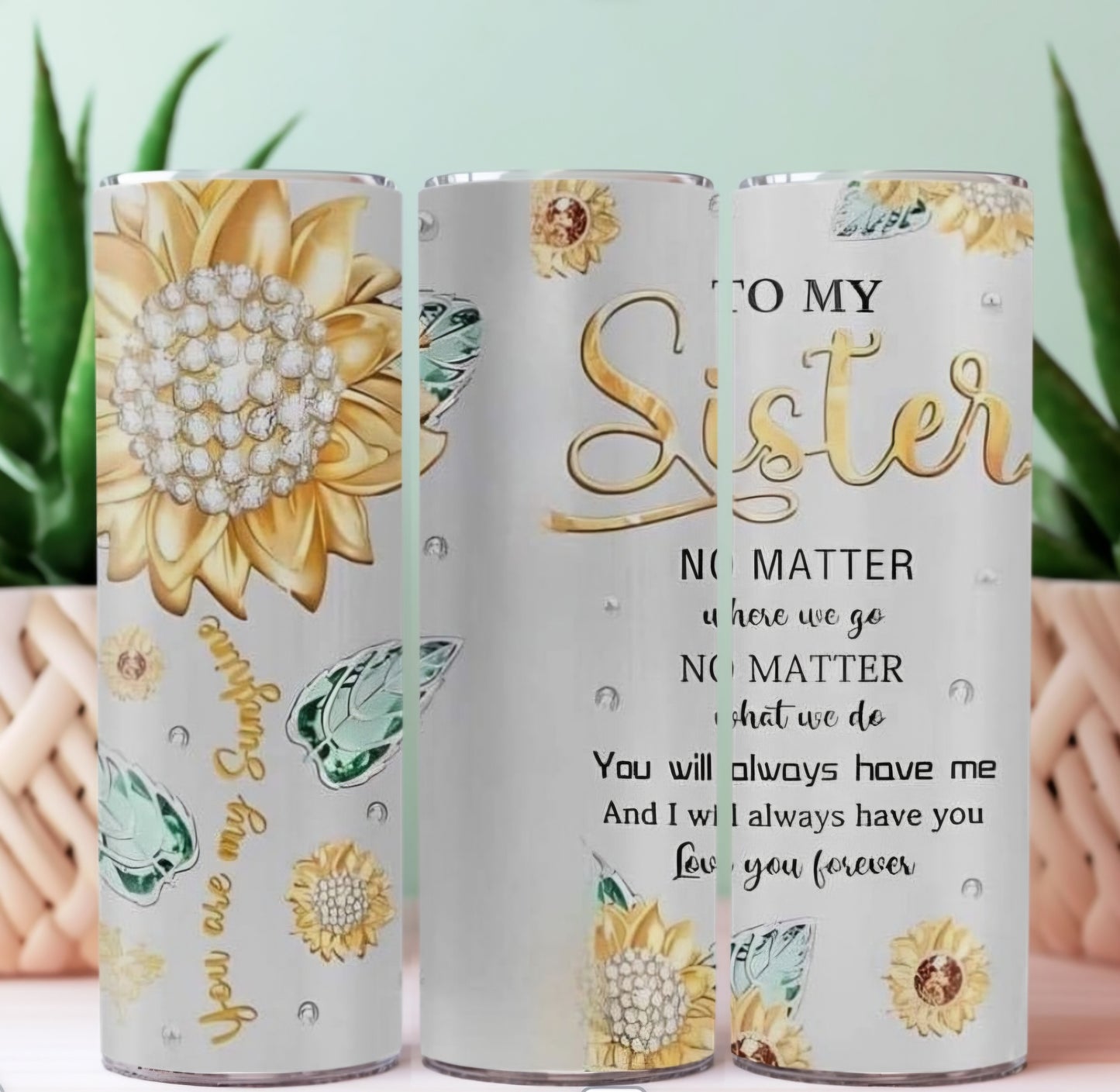 20oz Sublimation Tumblers - Sister