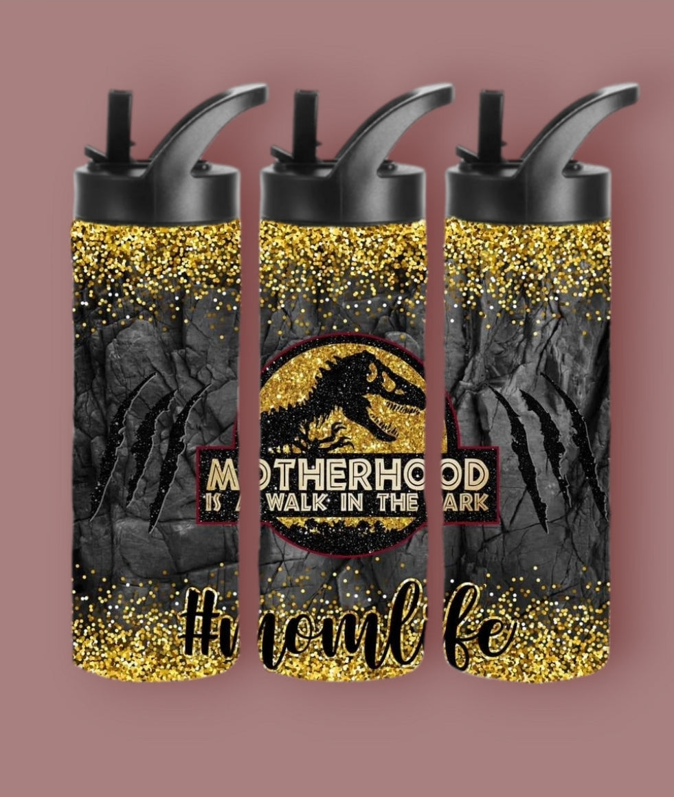 20oz Sublimation Tumblers - Motherhood Is A Walk In The Park (2)