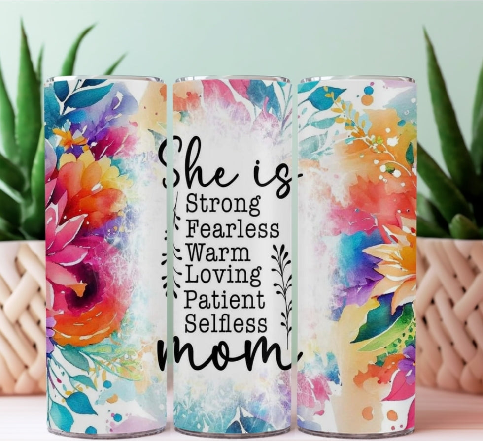 20oz Sublimation Tumblers - She Is Mom