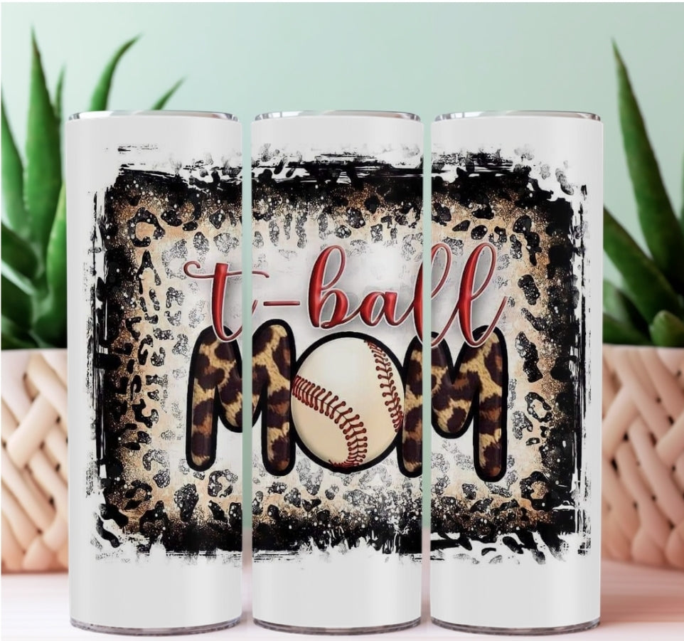 20oz Sublimation Tumblers - T-ball Mom