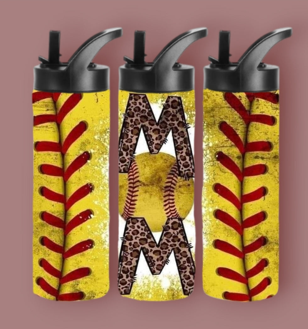 20oz Sublimation Tumblers - Softball Mom