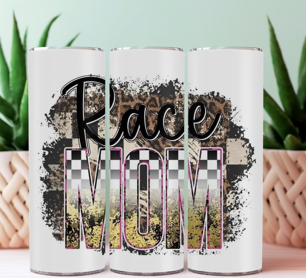 20oz Sublimation Tumblers - Race Mom