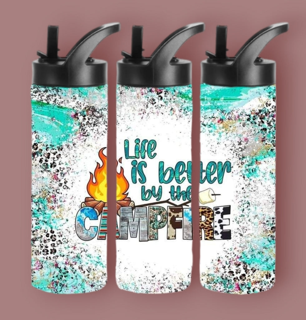 20oz Sublimation Tumblers - Life Is Better By The Campfire