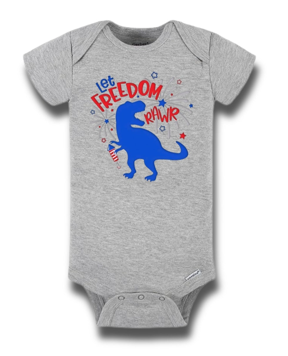 Let Freedom Roar Onesie