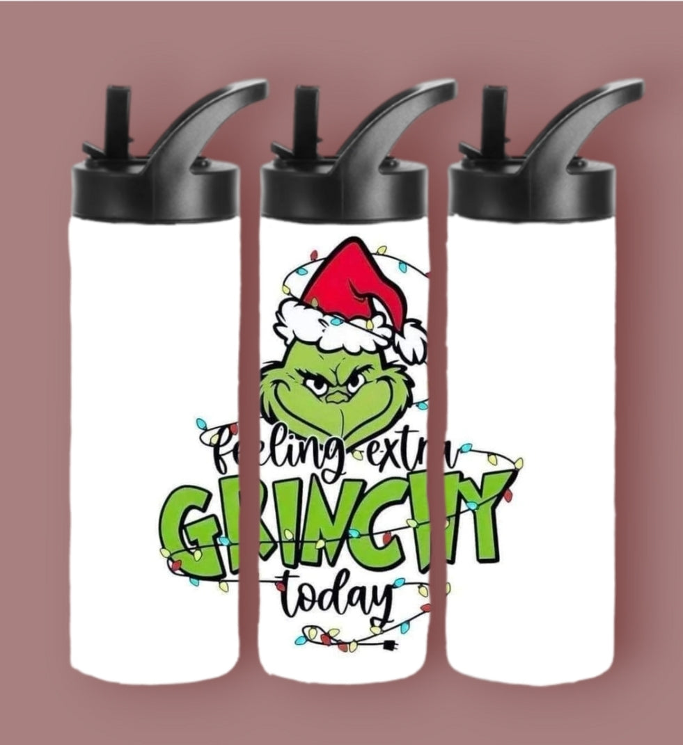 20oz Sublimation Tumblers - Feeling Extra Grinchy Today