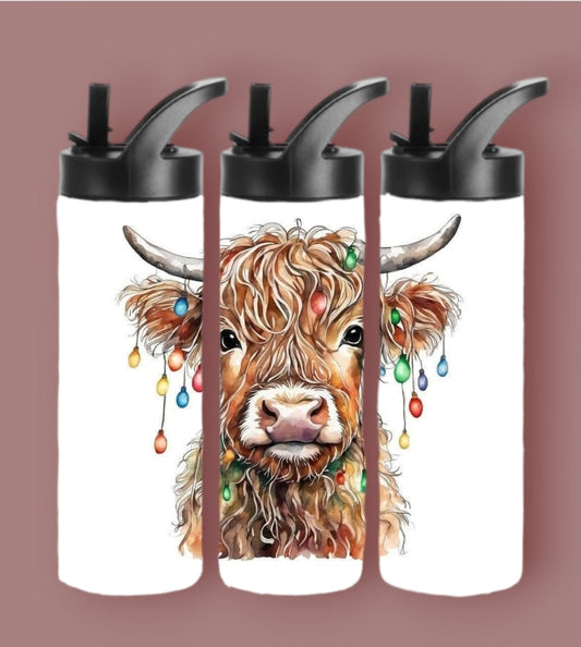 20oz Sublimation Tumblers - Holiday Cow