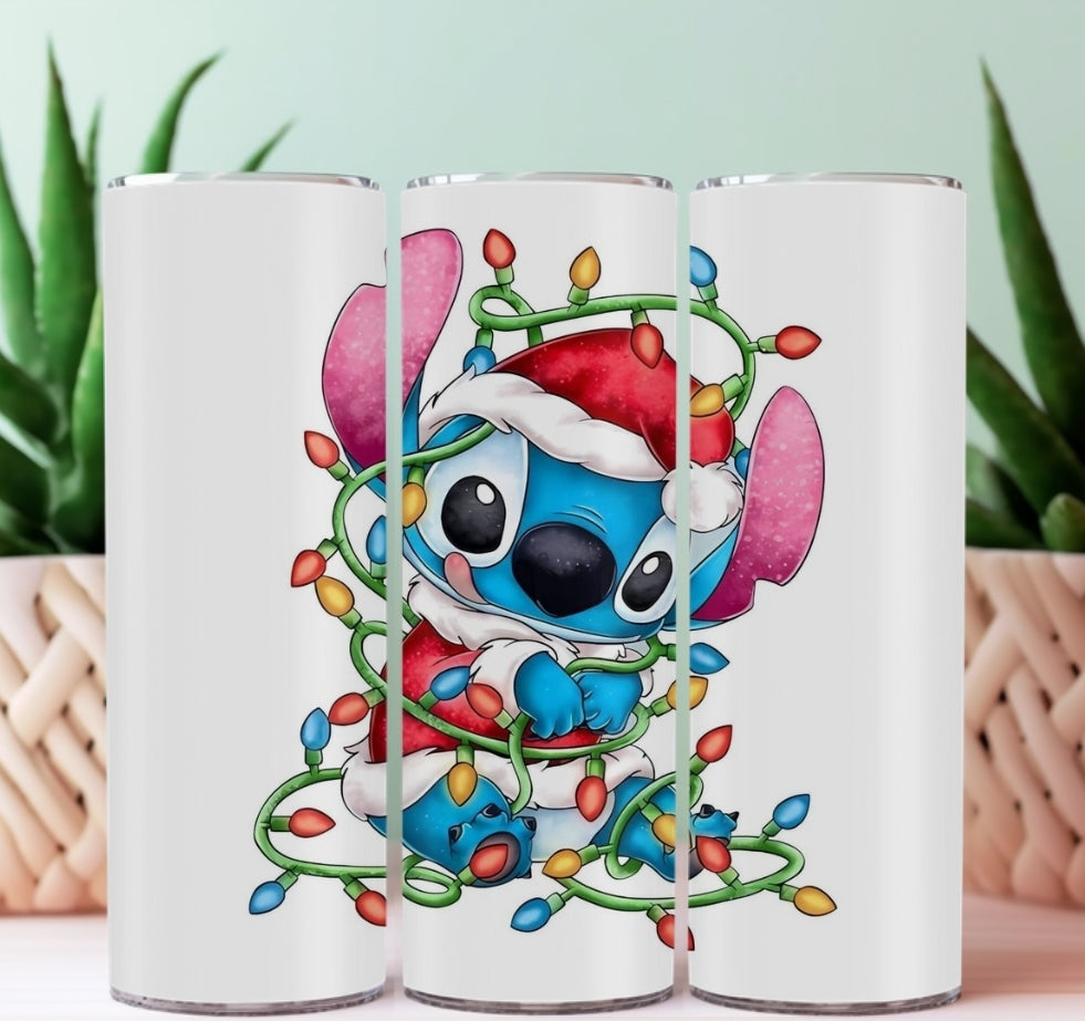 20oz Sublimation Tumblers - Christmas Stitch