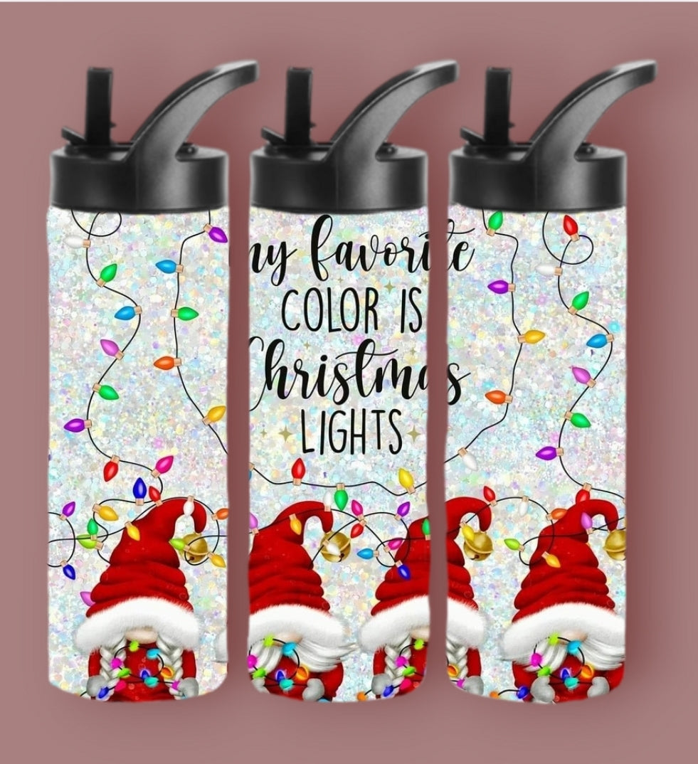 20oz Sublimation Tumblers - Christmas Lights