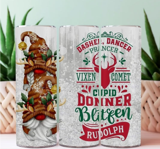 20oz Sublimation Tumblers - Reindeer and Gnomes