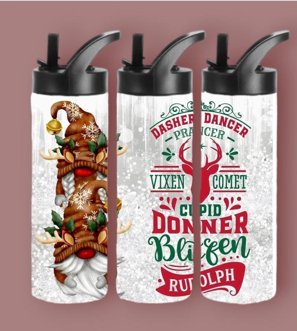 20oz Sublimation Tumblers - Reindeer and Gnomes