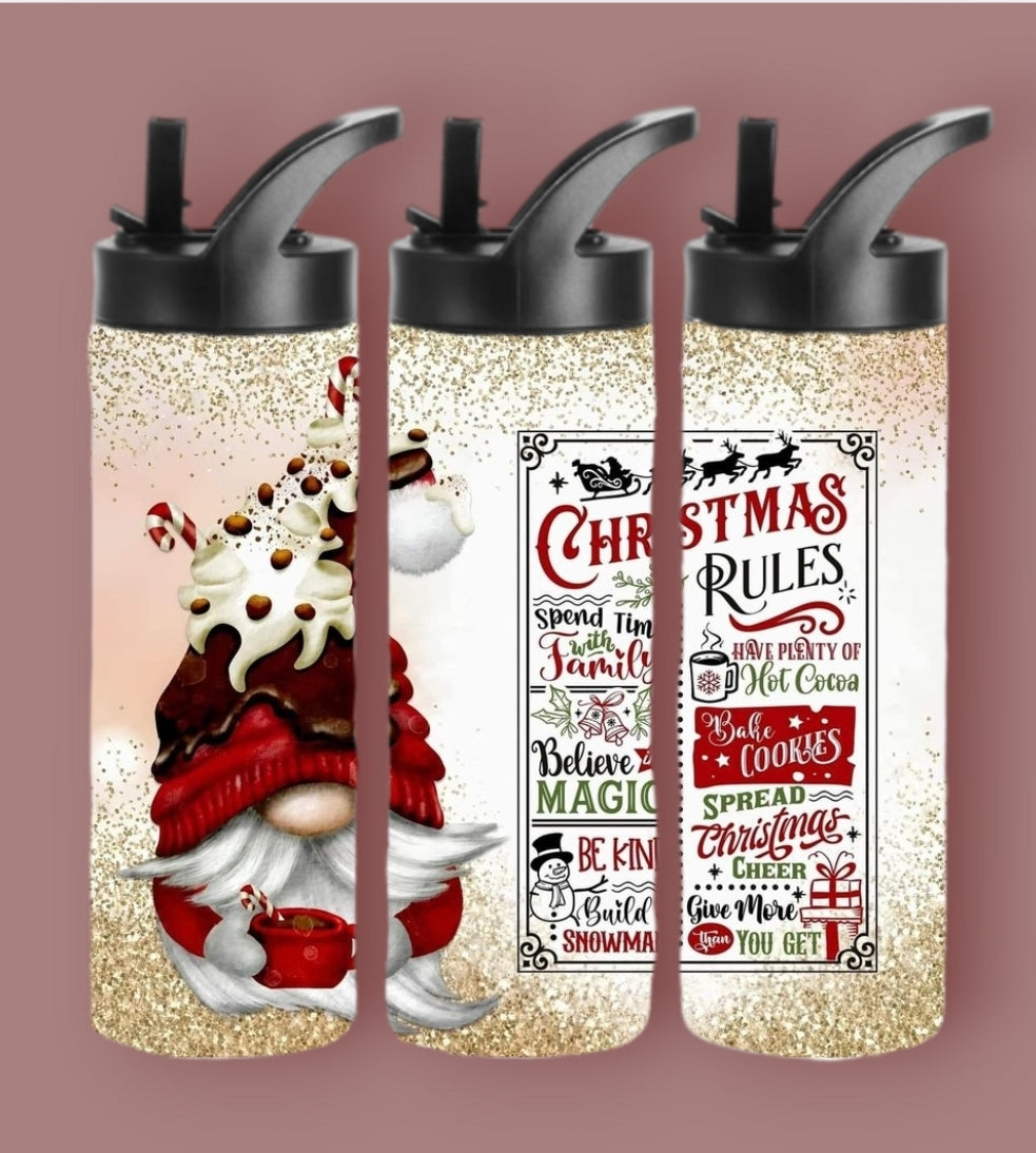 20oz Sublimation Tumblers - Holiday Gnome