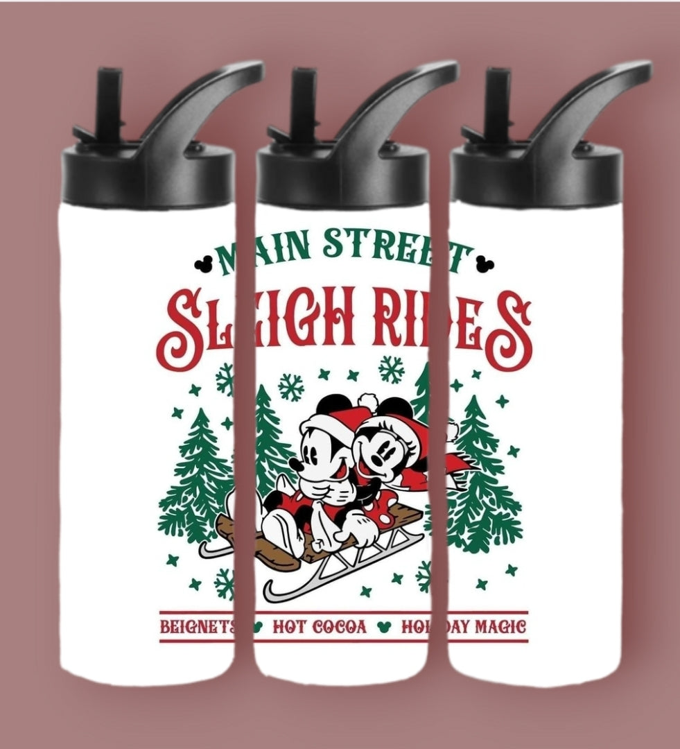 20oz Sublimation Tumblers - Sleigh Rides