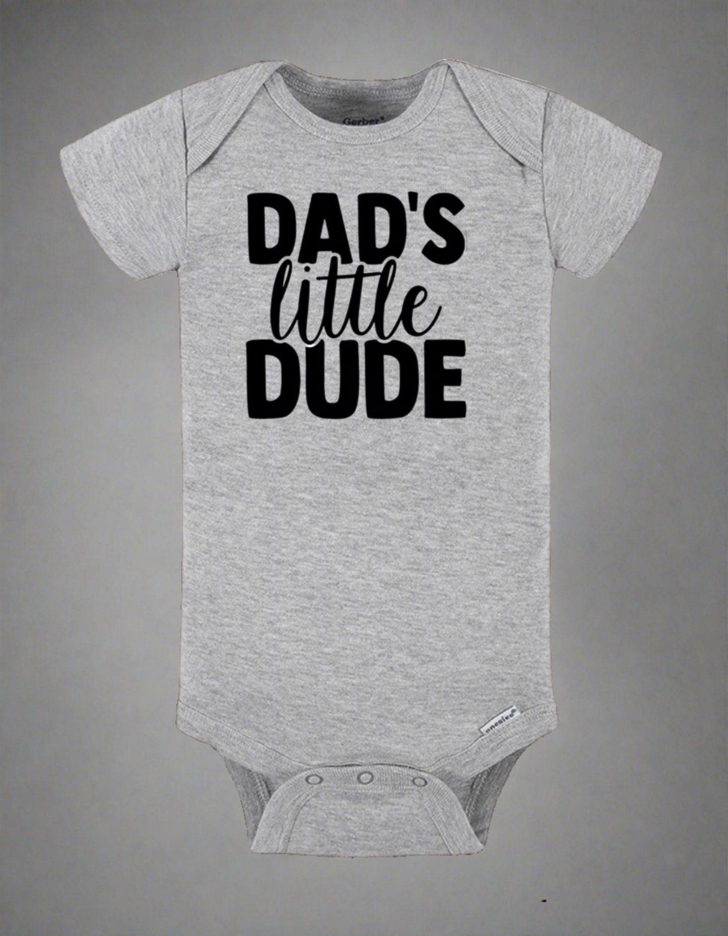 Dad's Little Dude Onesie