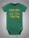 Love You To Endzone Onesie