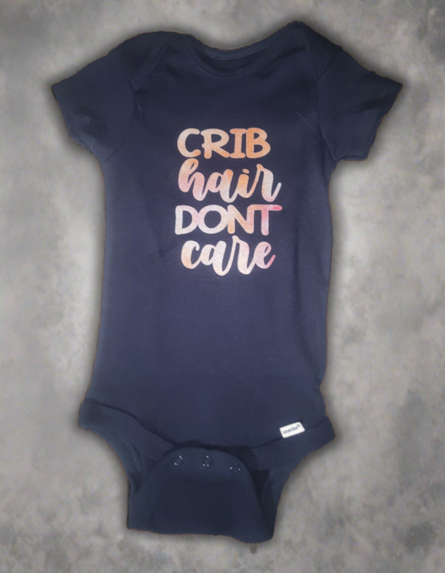 Crib Hair Don't Care Onesie