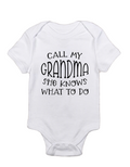 Call My Grandma Onesie