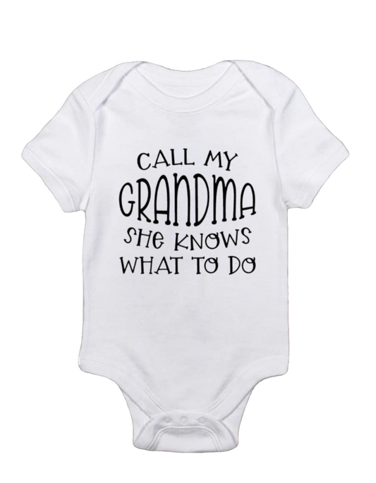 Call My Grandma Onesie