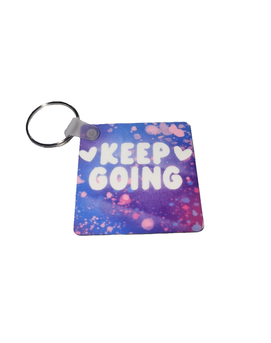 Keep Going Keychain