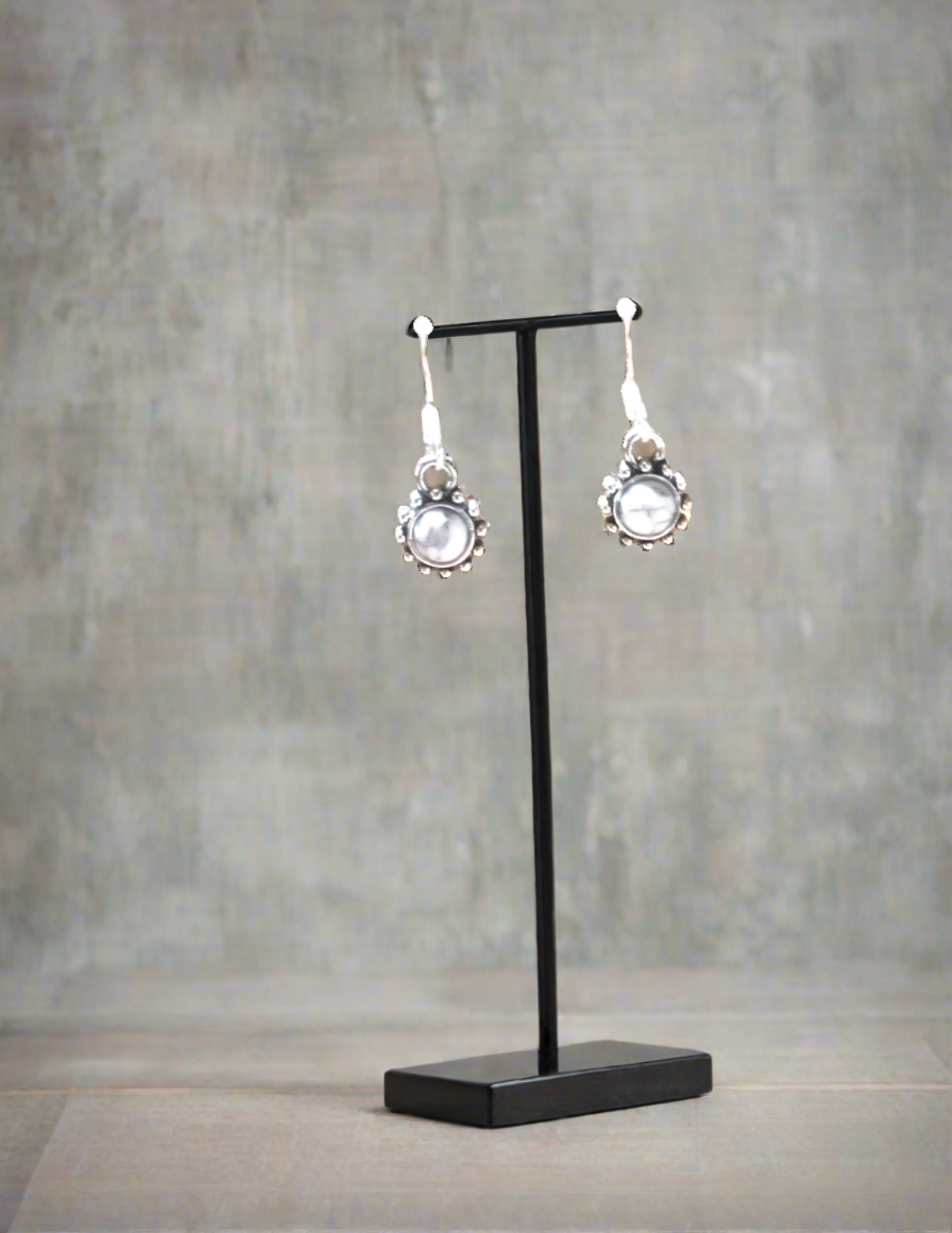 Stone Dangle Earrings